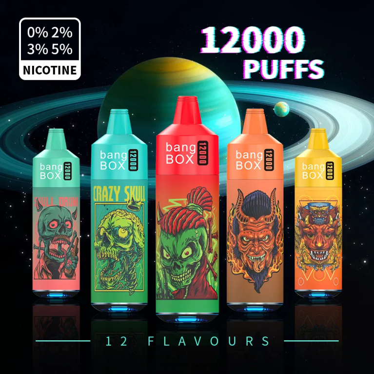 Bang Box Vape Price 048Z637 يمكن التخلص منه | Bang Box 12000 نفخة ضوء RGB