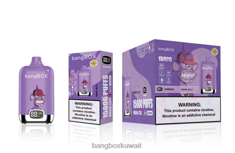 Bang Box Flavors 048Z649 هلام العنب | Bang Box 15000 نفث