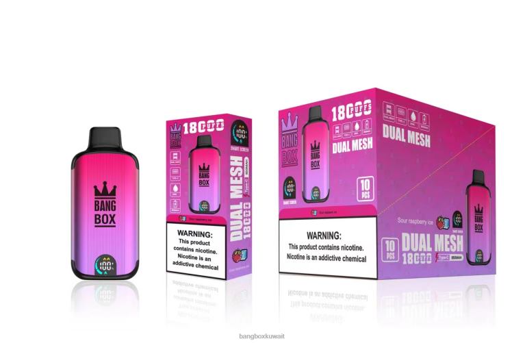 Bang Box Price 048Z698 جليد التوت الحامض | Bang Box 18000 نفث