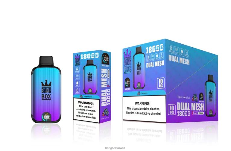 Bang Box Vape Flavors 048Z695 ثلج التوت الثلاثي | Bang Box 18000 نفث