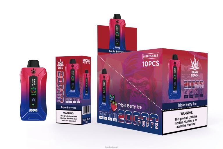 Bang Box Price 048Z68 ثلج التوت الثلاثي | Bang Beach 20000 سحبة فيب شاشة سمارت