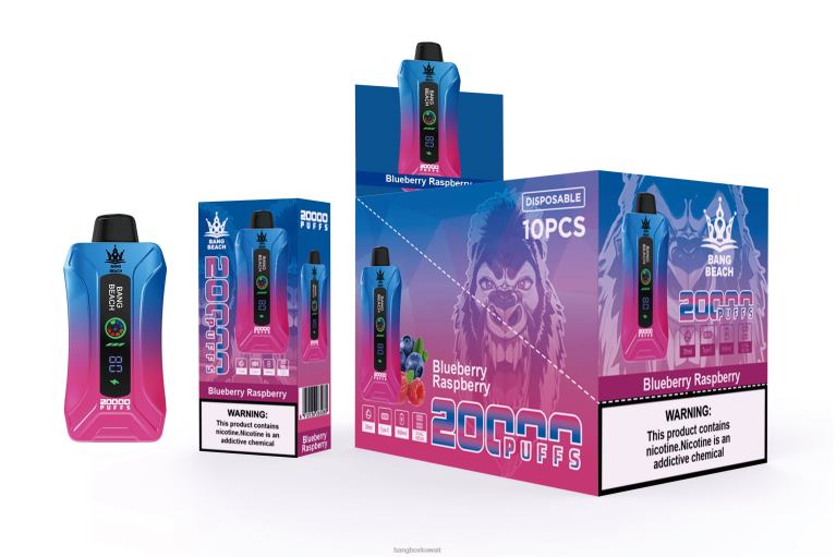 Bang Box Vape Price 048Z612 توت العليق | Bang Beach 20000 سحبة فيب شاشة سمارت