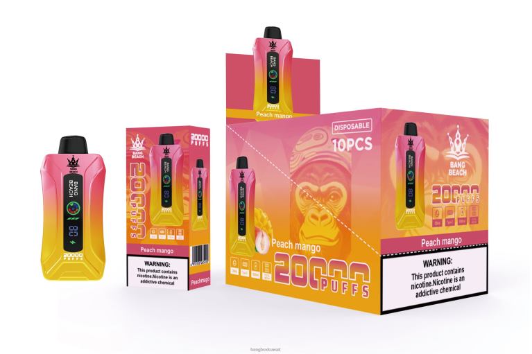 Bang Box Vape Price 048Z62 مانجو خوخ | Bang Beach 20000 سحبة فيب شاشة سمارت
