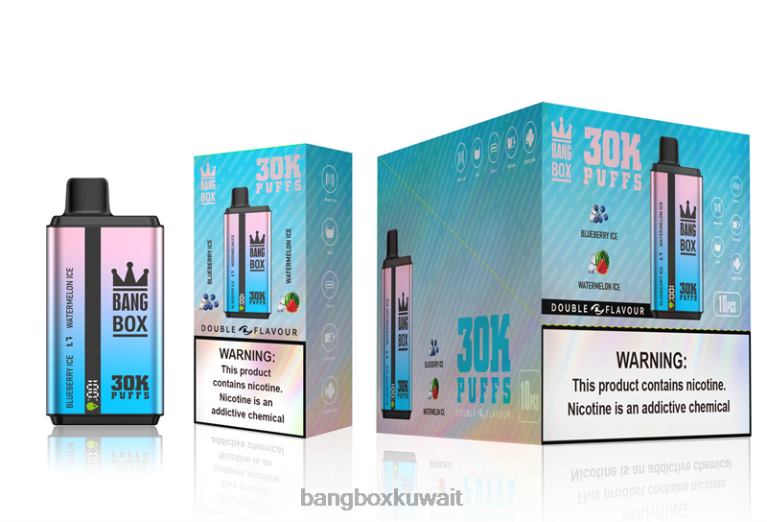 Bang Box Flavors 048Z669 ثلج التوت و ثلج البطيخ | Bang Box 30000 نفخة نكهات مزدوجة