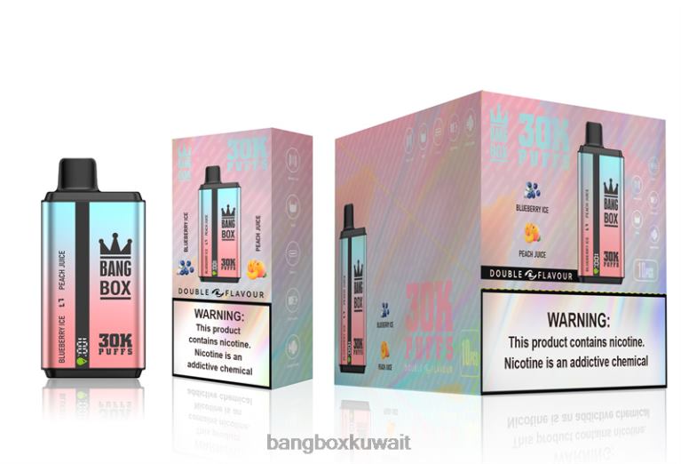 Bang Box Price 048Z663 ثلج التوت وعصير الخوخ | Bang Box 30000 نفخة نكهات مزدوجة