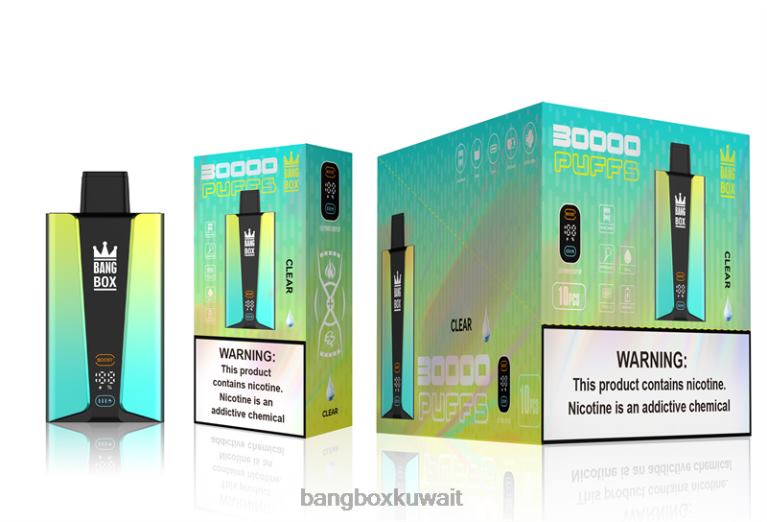 Bang Box Vape 048Z676 واضح | Bang Box شاشة سمارت 30000 نفخة