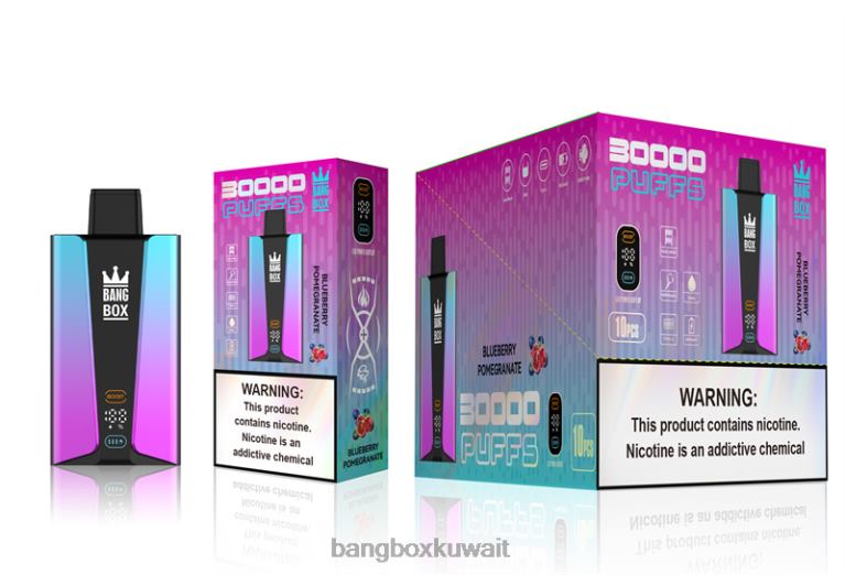 Bang Box Vape Flavors 048Z680 رمان التوت | Bang Box شاشة سمارت 30000 نفخة