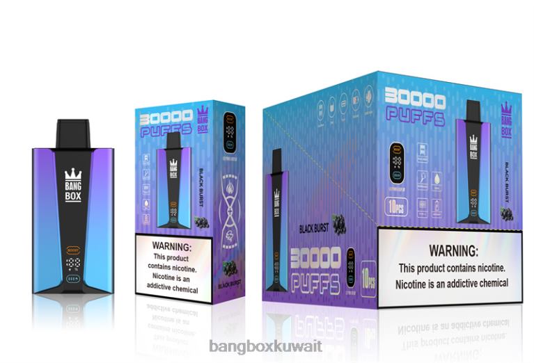 Bang Box Vape Price 048Z677 انفجار أسود | Bang Box شاشة سمارت 30000 نفخة