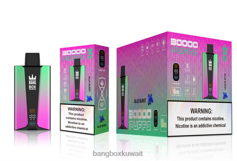 Bang Box Vape Price 048Z682 انفجار أزرق | Bang Box شاشة سمارت 30000 نفخة