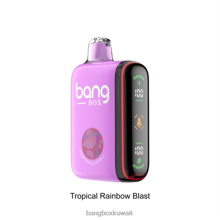 Bang Box Vape 048Z636 انفجار قوس قزح الاستوائي | Bang Box 9000-18000 نفث عرض الطاقة الذكي