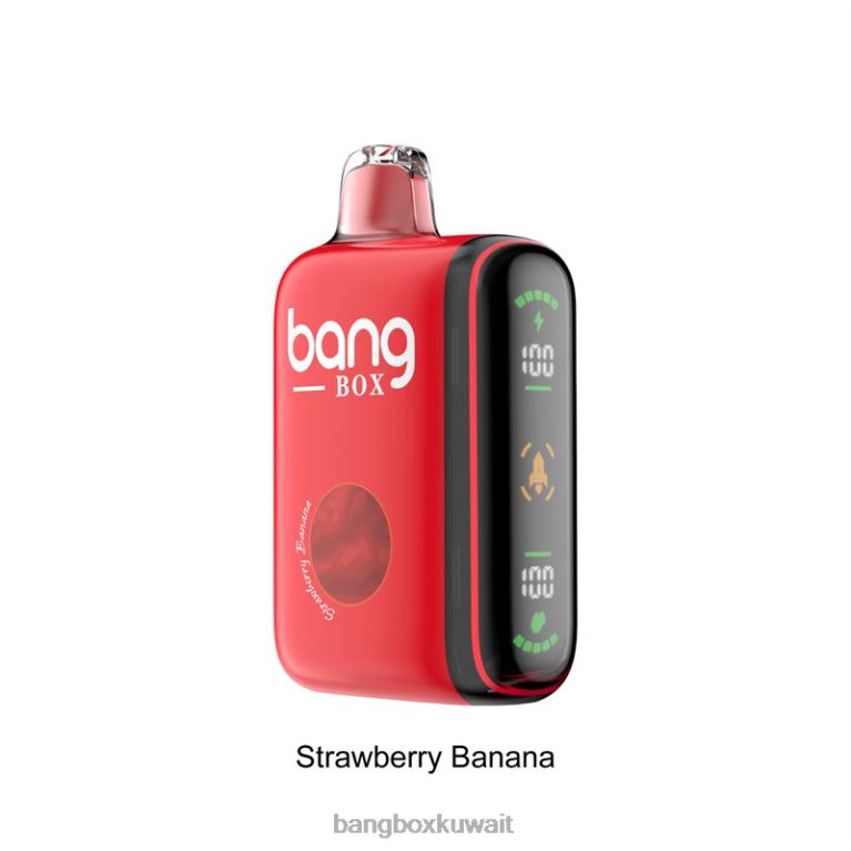 Bang Box Vape Flavors 048Z625 موز فراولة | Bang Box 9000-18000 نفث عرض الطاقة الذكي