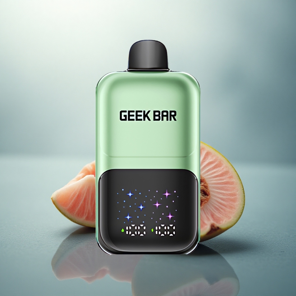 GEEK BAR 2GO 20ml 50000 Puffs حلوى حامضة وفواكه حامضة مع شاشة تفاعلية و 5% نيكوتين