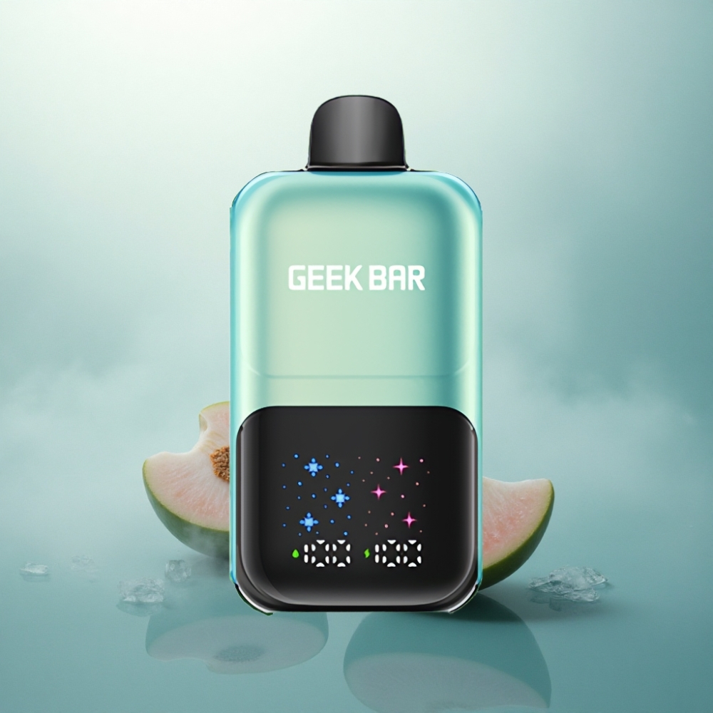 GEEK BAR 2GO 20ml 50000 Puffs نعناع بارد مثلج مع شاشة تفاعلية ونسبة نيكوتين 5%
