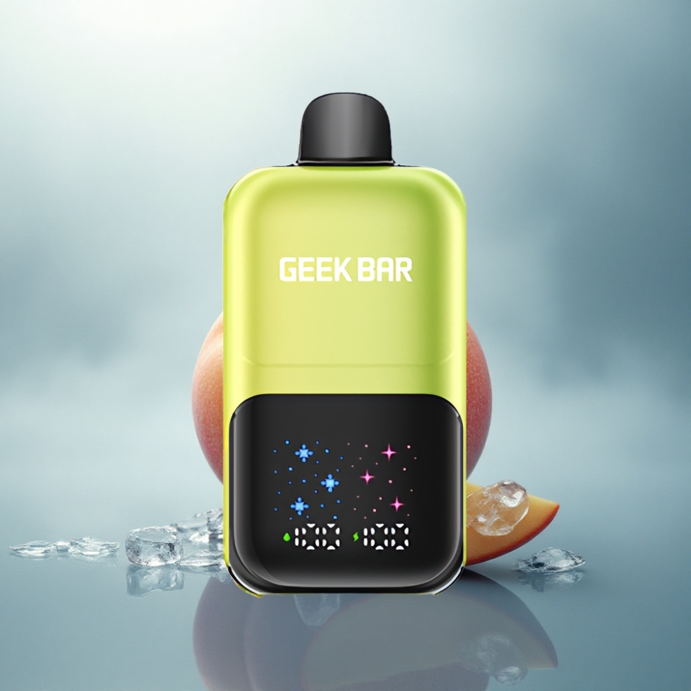GEEK BAR 2GO 20ml 50000 Puffs مانجو مكسيكو آيس بشاشة تفاعلية وملح نيكوتين 5٪