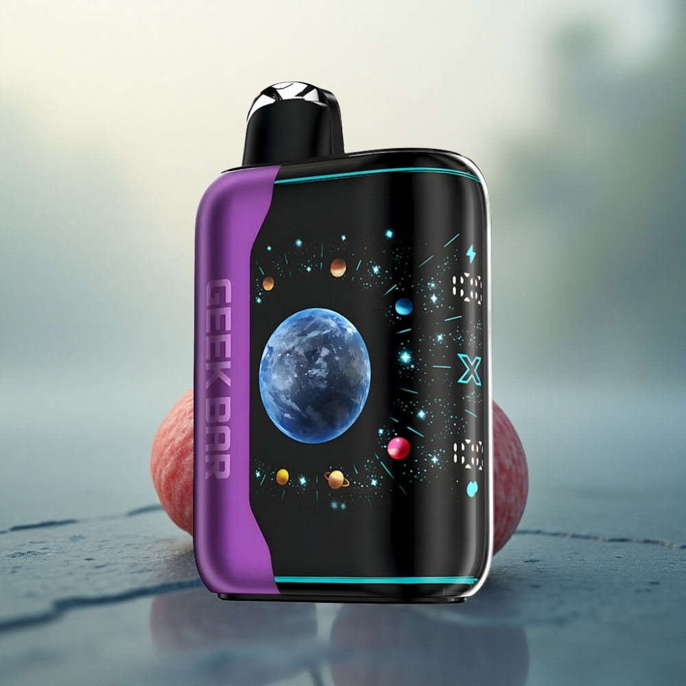 GEEK BAR Platinum Edition 25000 Puffs توت كرز ليمون مع 20 مل سائل إلكتروني و 2% نيكوتين