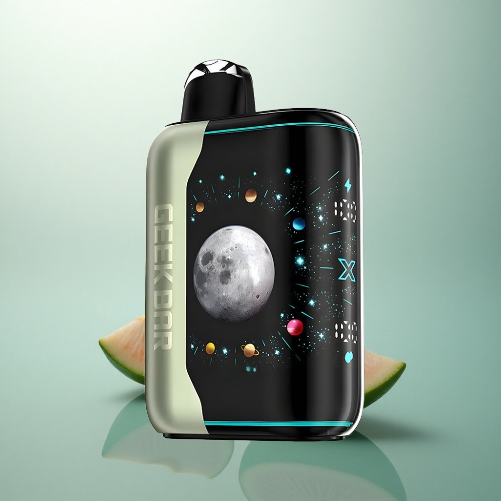 GEEK BAR Platinum Edition 25000 Puffs ميامي منت بشاشة منحنية ثلاثية الأبعاد وقوة نيكوتين 2%