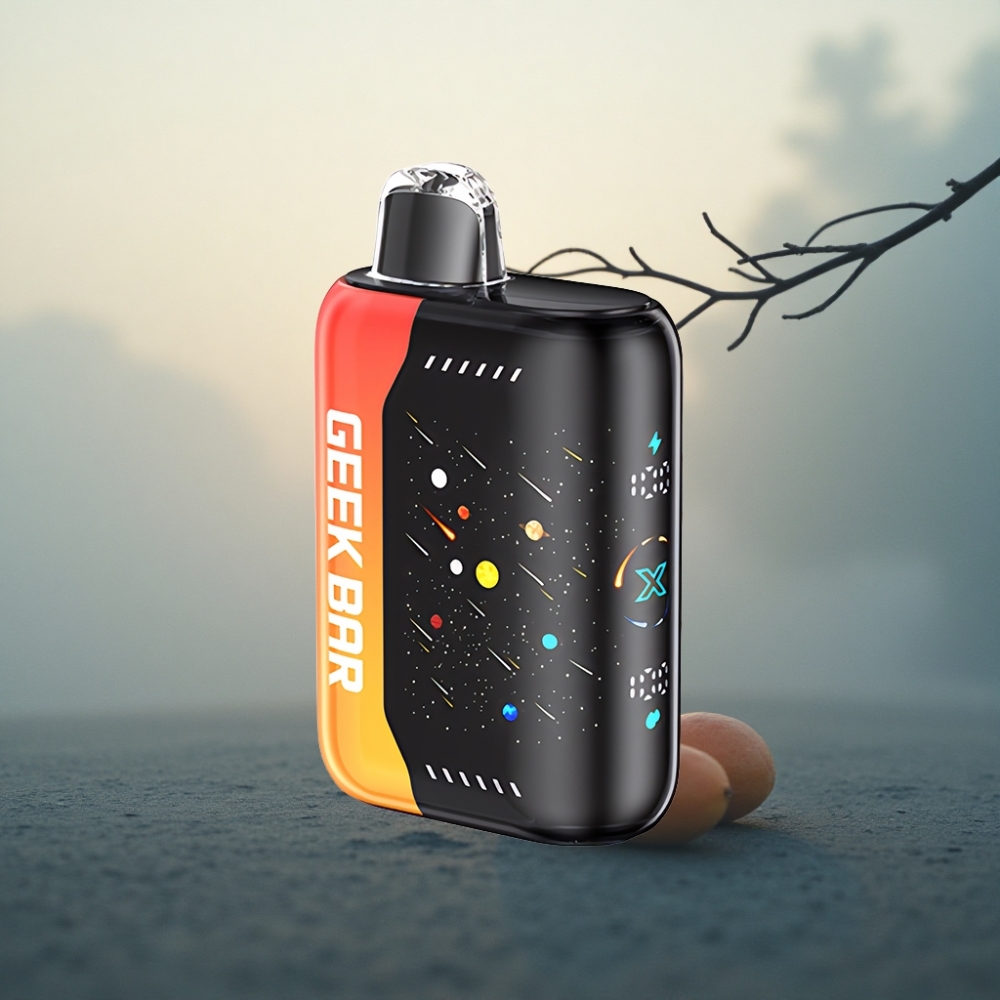 GEEK BAR Pulse X 42K Puffs Meteor Edition التنين البرتقالي بشاشة منحنية 3D و 5% نيكوتين و 820mAh