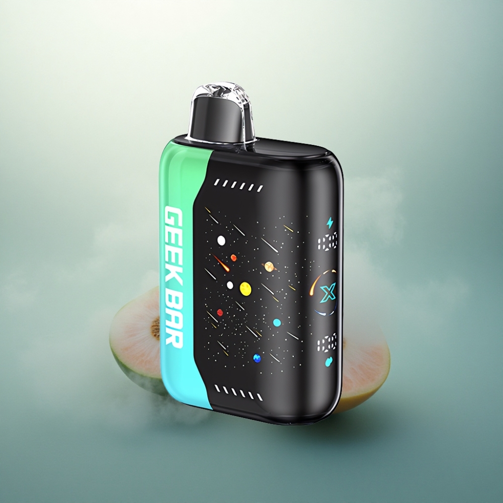 GEEK BAR Pulse X 42K Puffs Meteor Edition جيك بار بنكهة النعناع الأطلسي - شاشة منحنية ثلاثية الأبعاد مع نيكوتين 5٪ و بطارية 820mAh