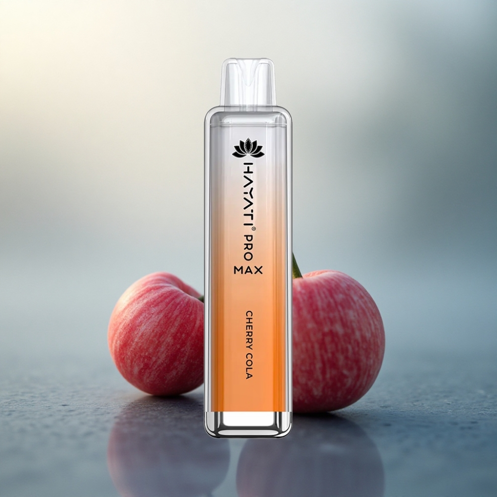 Hayati Pro Max 4000 Puffs كرز كولا 1400 مللي أمبير 5% نيكوتين