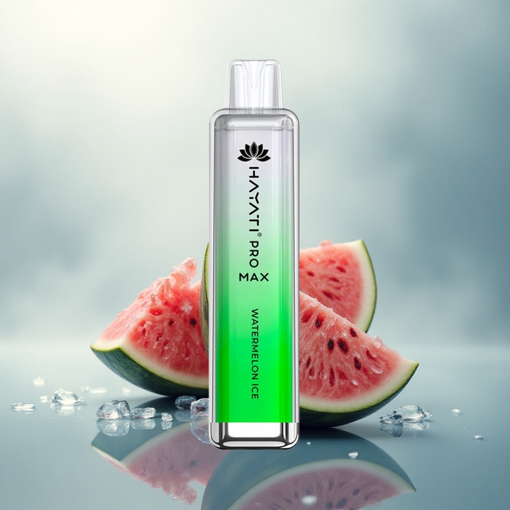 Hayati Pro Max 4000 Puffs بطيخ مثلج 2% نيكوتين 1400 مللي أمبير