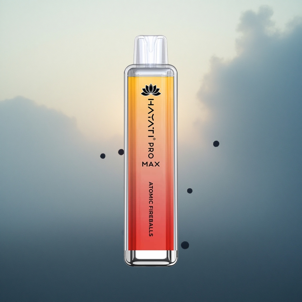 Hayati Pro Max 4000 Puffs الكرة النارية الذرية - 2% نيكوتين - 1400 مللي أمبير
