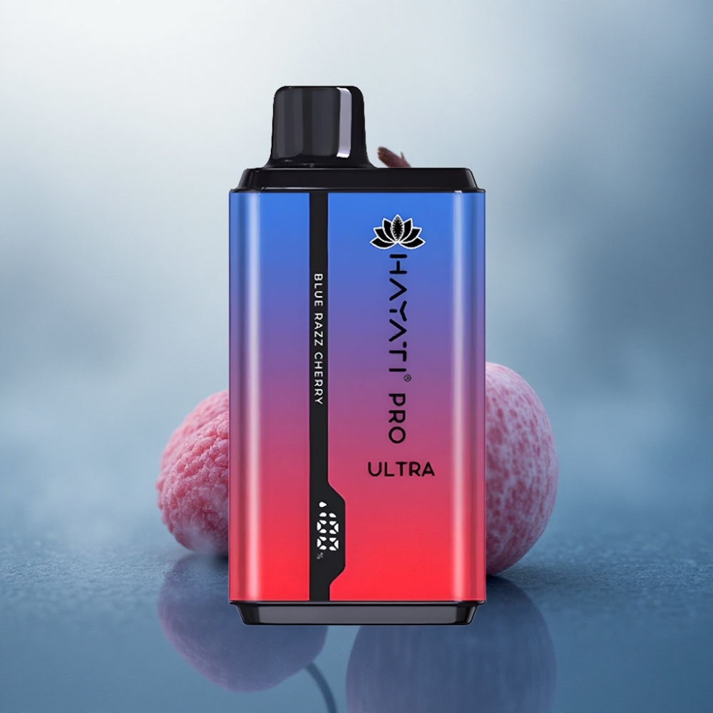 Hayati Pro Ultra 15000 Puffs الكريز الأزرق مع 850 مللي أمبير و 12 ملليلتر