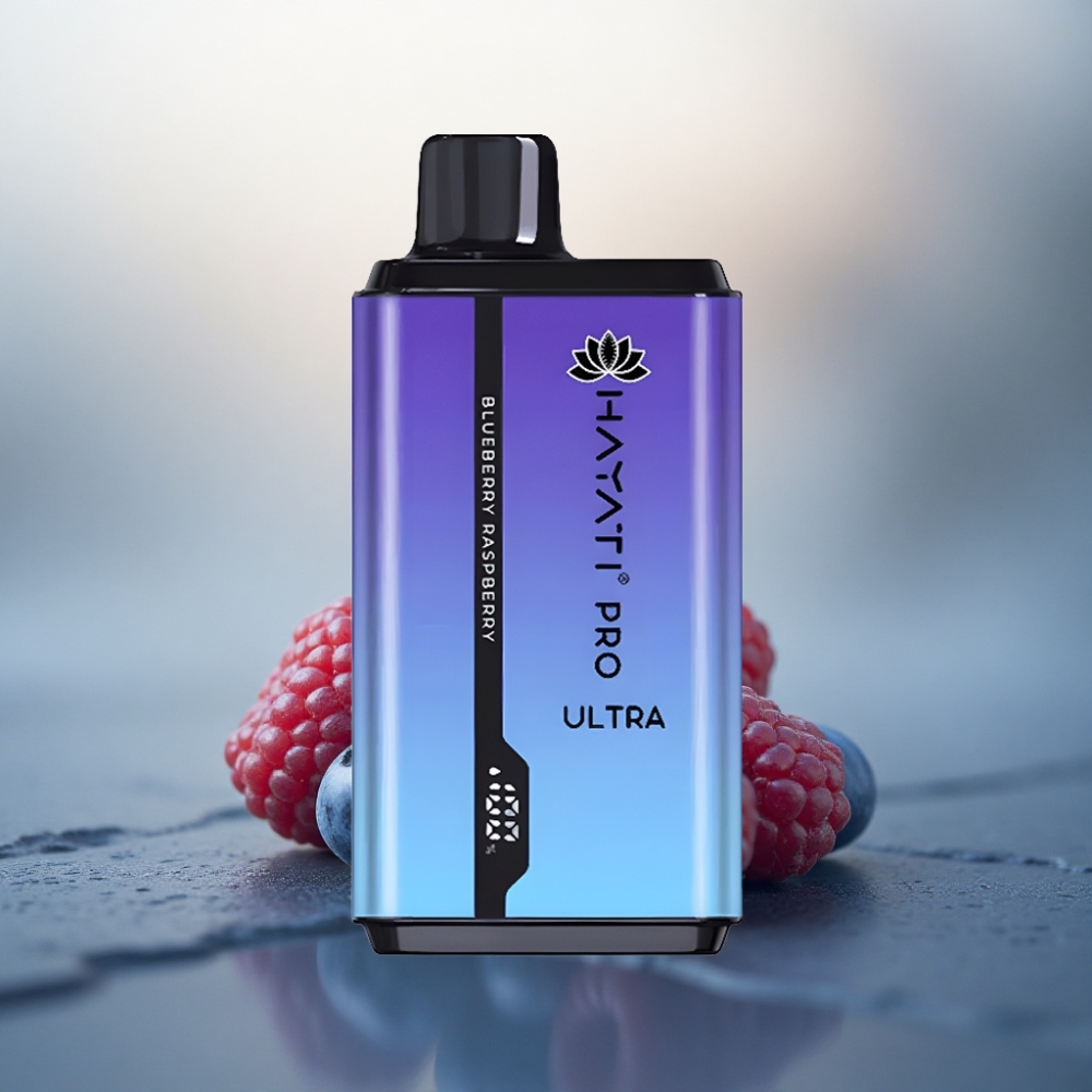 Hayati Pro Ultra 15000 Puffs التوت البري التوت الأحمر 850 مللي أمبير 2% نيكوتين