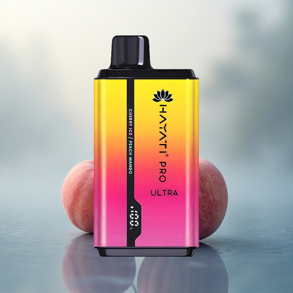 Hayati Pro Ultra 15000 Puffs كرز مثلج خوخ مانجو 850mAh 2% نيكوتين
