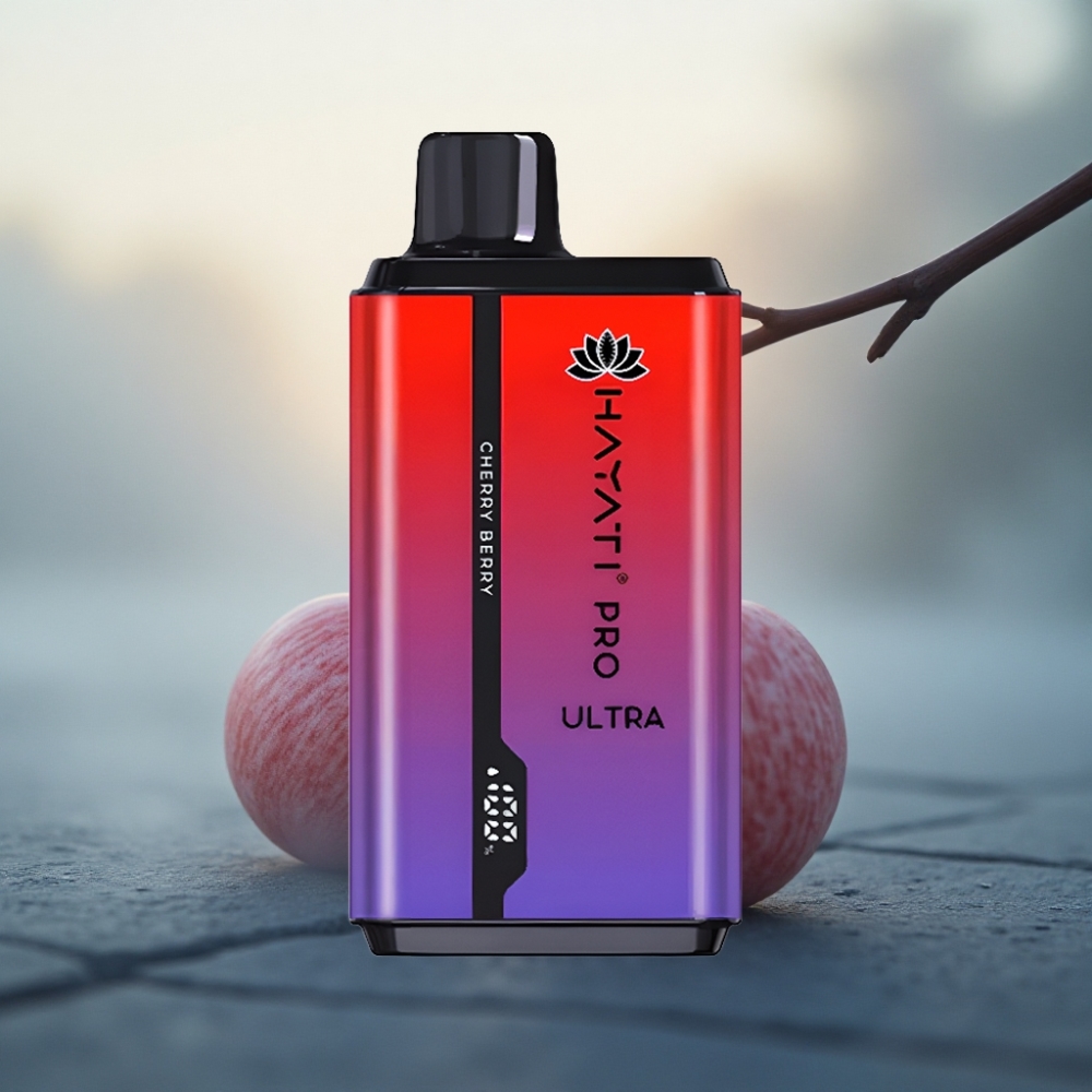 Hayati Pro Ultra 15000 Puffs كرزي بيري 850mAh 2% نيكوتين