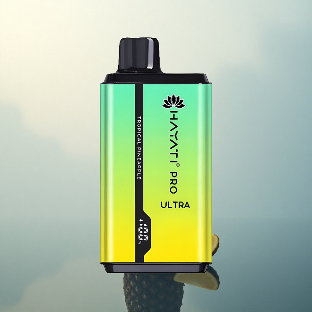 Hayati Pro Ultra 15000 Puffs أناناس استوائي 850mAh 2% نيكوتين