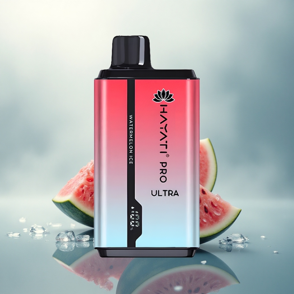 Hayati Pro Ultra 15000 Puffs بطيخ مثلج 850mAh 2% نيكوتين