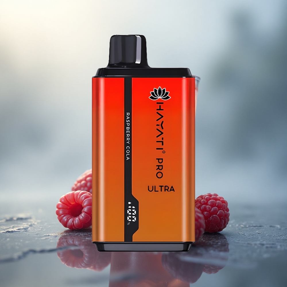 Hayati Pro Ultra 15000 Puffs كولا التوت 850mAh 2% نيكوتين