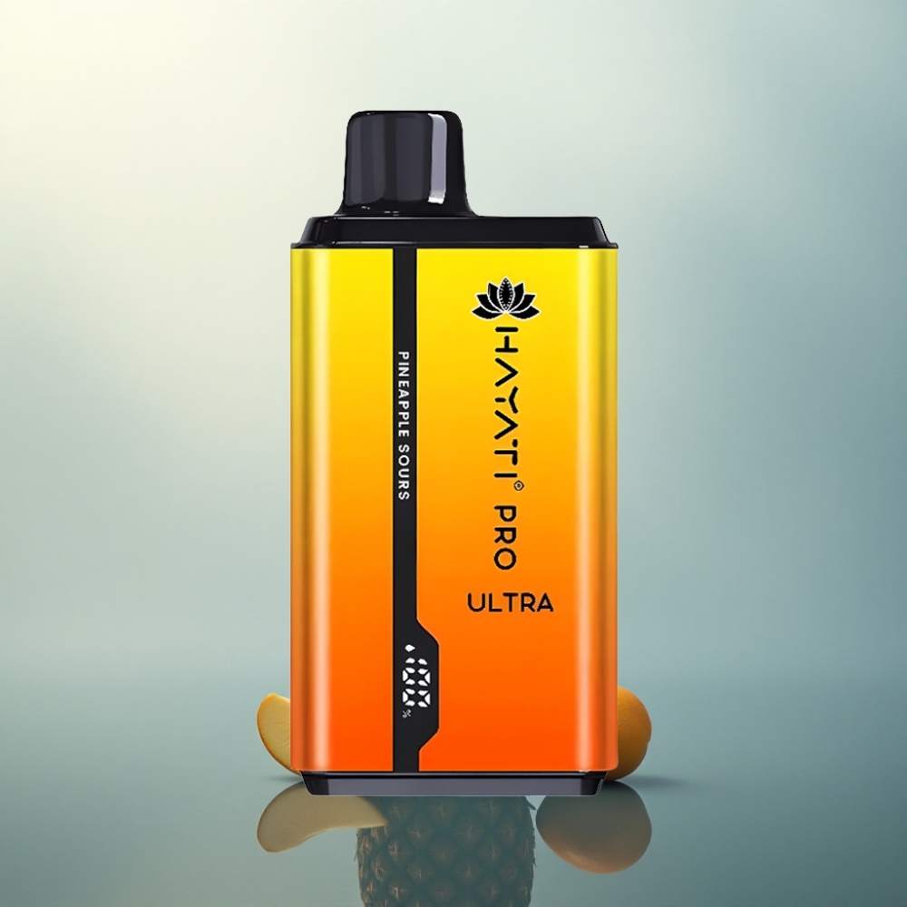 Hayati Pro Ultra 15000 Puffs أناناس حامض 850mAh 2% نيكوتين