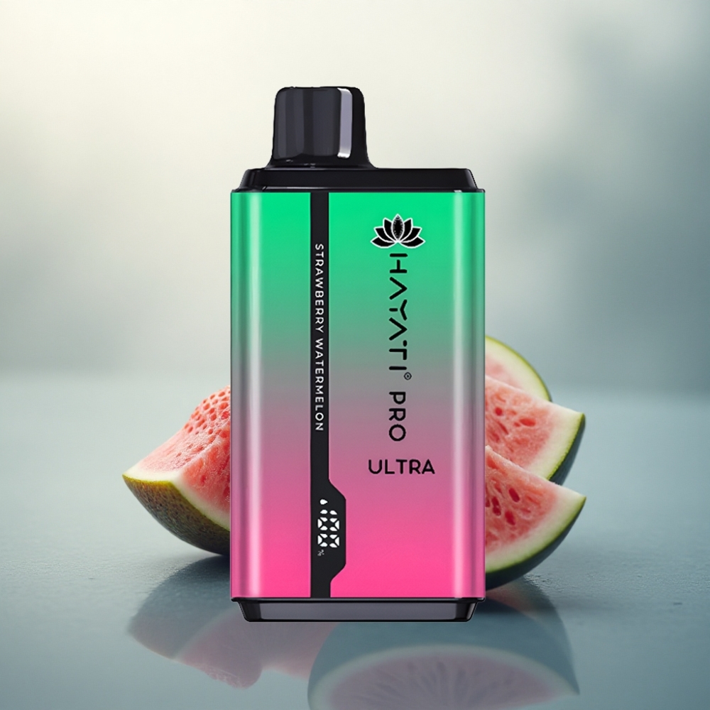 Hayati Pro Ultra 15000 Puffs فراولة بطيخ 850mAh 2% نيكوتين