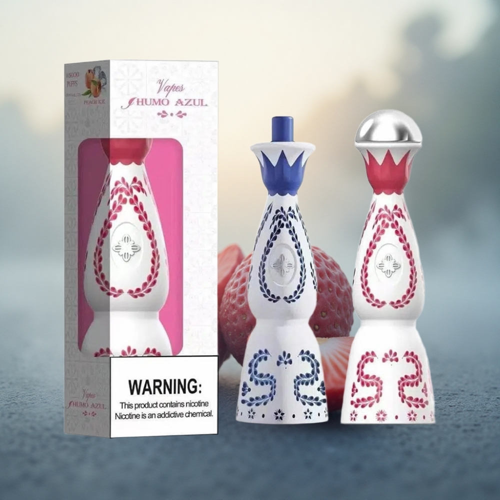 Humo Azul 15000 Puffs دب الفراولة 5% نيكوتين 500 ملي أمبير