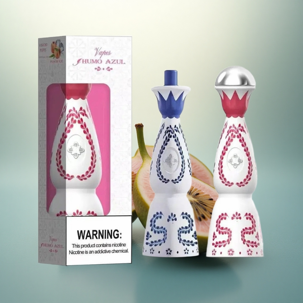 Humo Azul 15000 Puffs كيوي باشن فروت جوافة 5٪ نيكوتين 500 مللي أمبير في الساعة