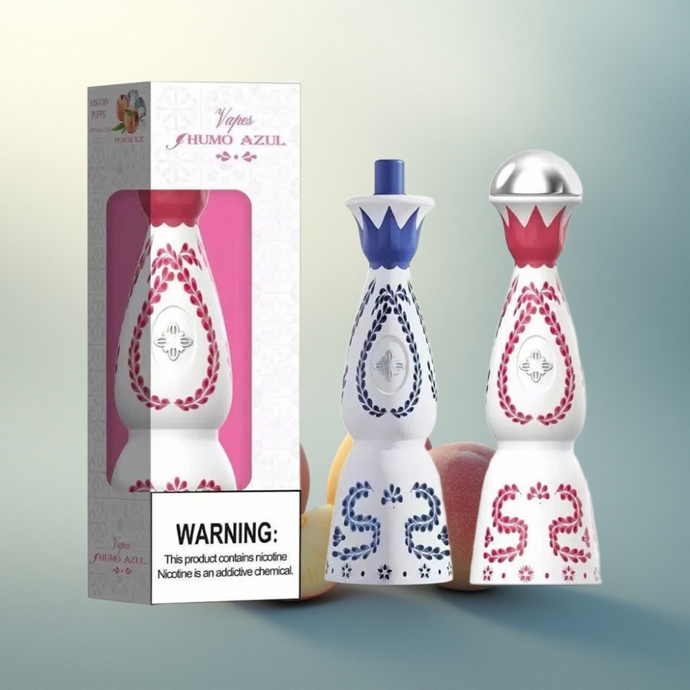 Humo Azul 15000 Puffs خوخ مانجو أناناس 5% نيكوتين 500mAh