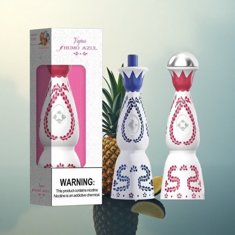 Humo Azul 15000 Puffs أناناس استوائي 5% نيكوتين 500mAh