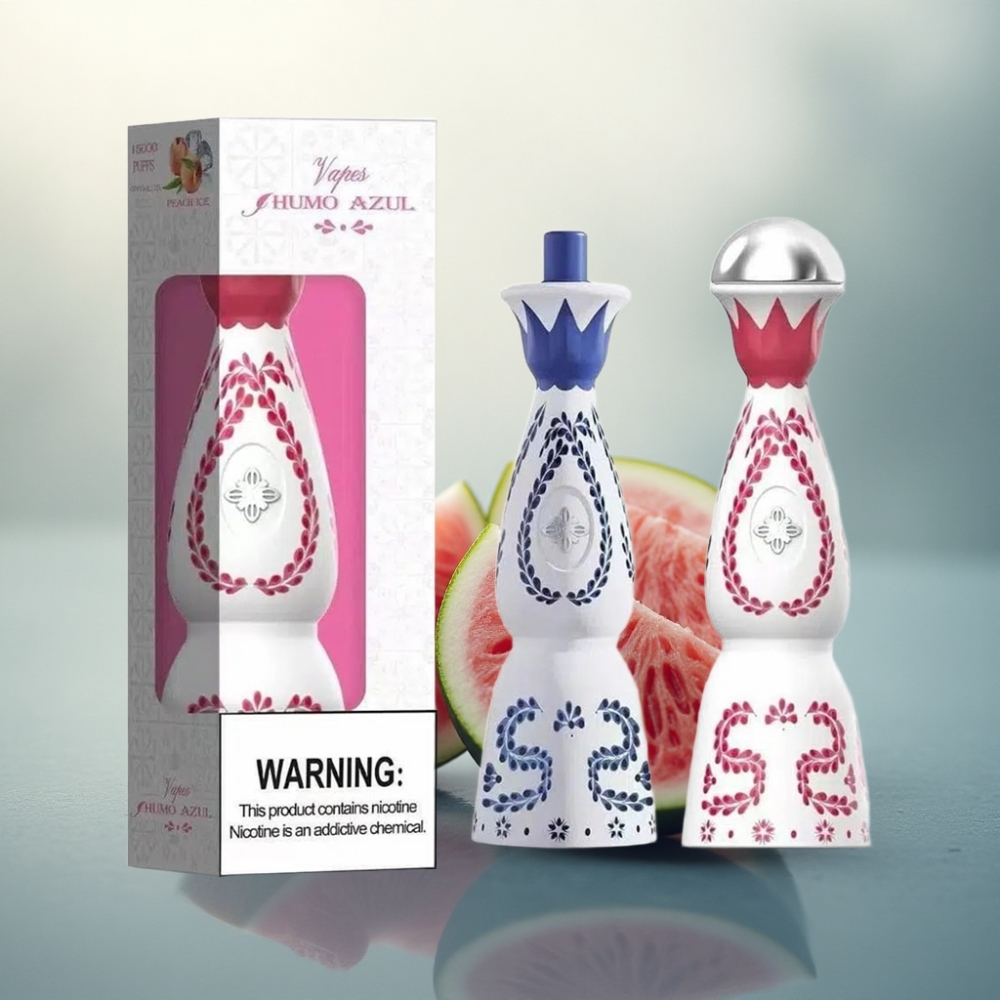 Humo Azul 15000 Puffs فراولة بطيخ 5% نيكوتين 500mAh