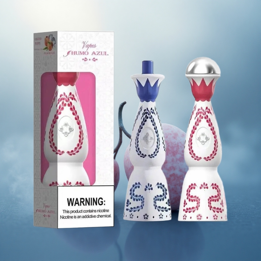 Humo Azul 15000 Puffs الدب الأزرق بالتوت مع 5% نيكوتين و500mAh