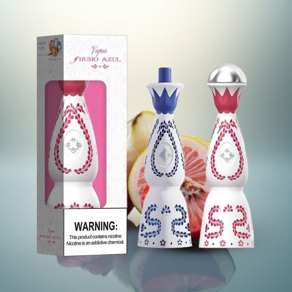 Humo Azul 15000 Puffs فراولة موز دراغون فروت 5% نيكوتين 500mAh