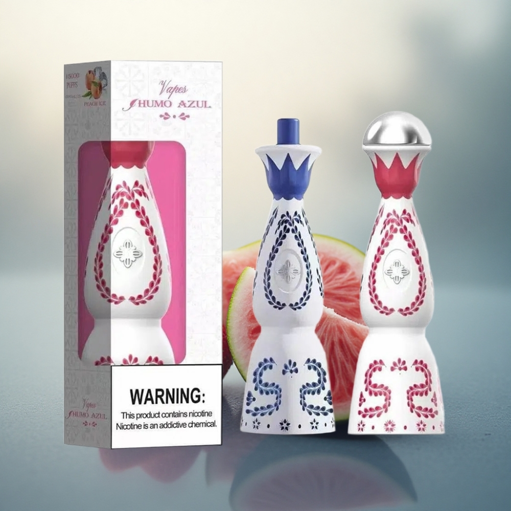 Humo Azul 15000 Puffs فراولة بطيخ عنب 5% نيكوتين 500mAh