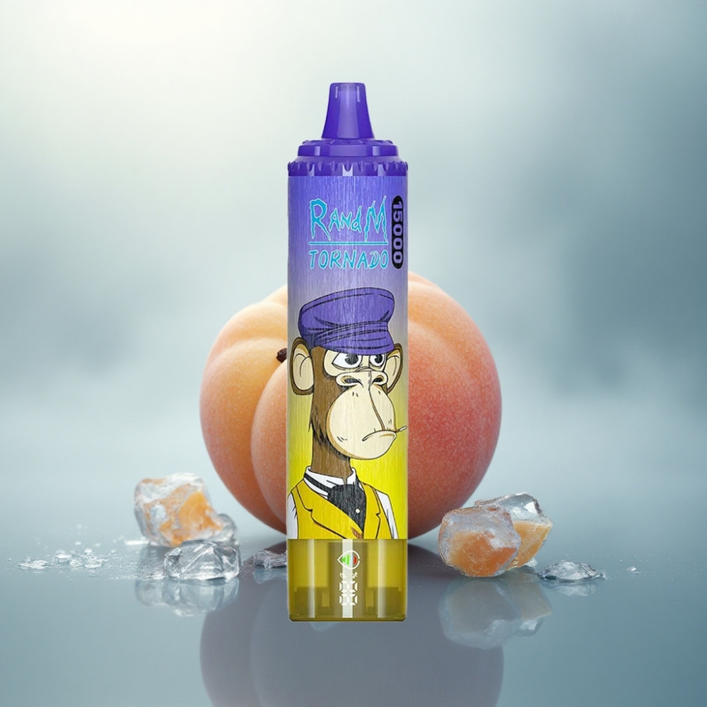 RandM Fumot Tornado 15000 Puffs مانجو على الثلج 25مل 5% نيكوتين