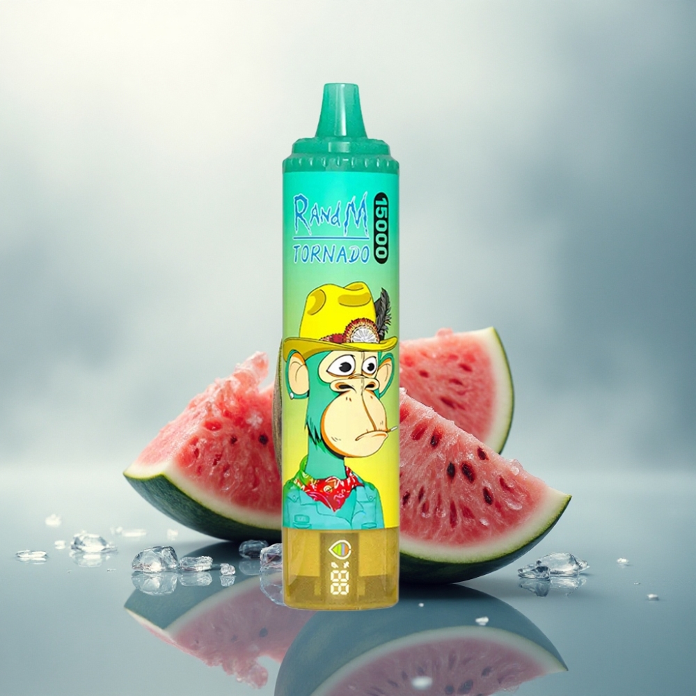 RandM Fumot Tornado 15000 Puffs بطيخ مثلج بـ 25 مل و 5% نيكوتين