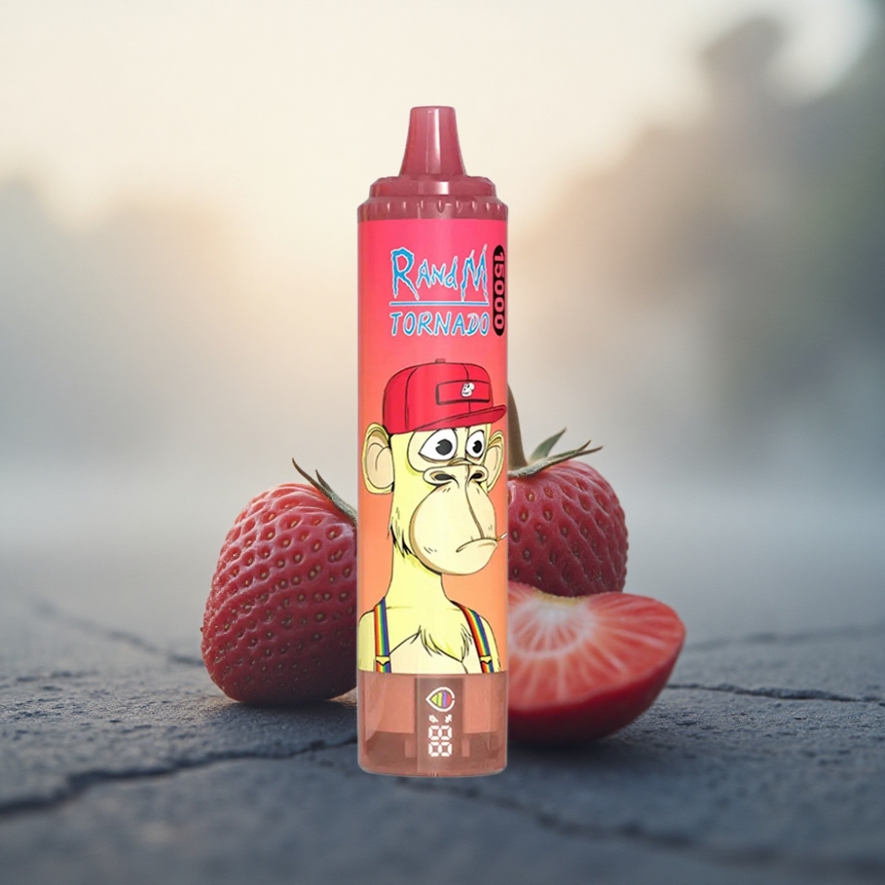 RandM Fumot Tornado 15000 Puffs الفريز ريد بول 25مل و 850 مللي أمبير