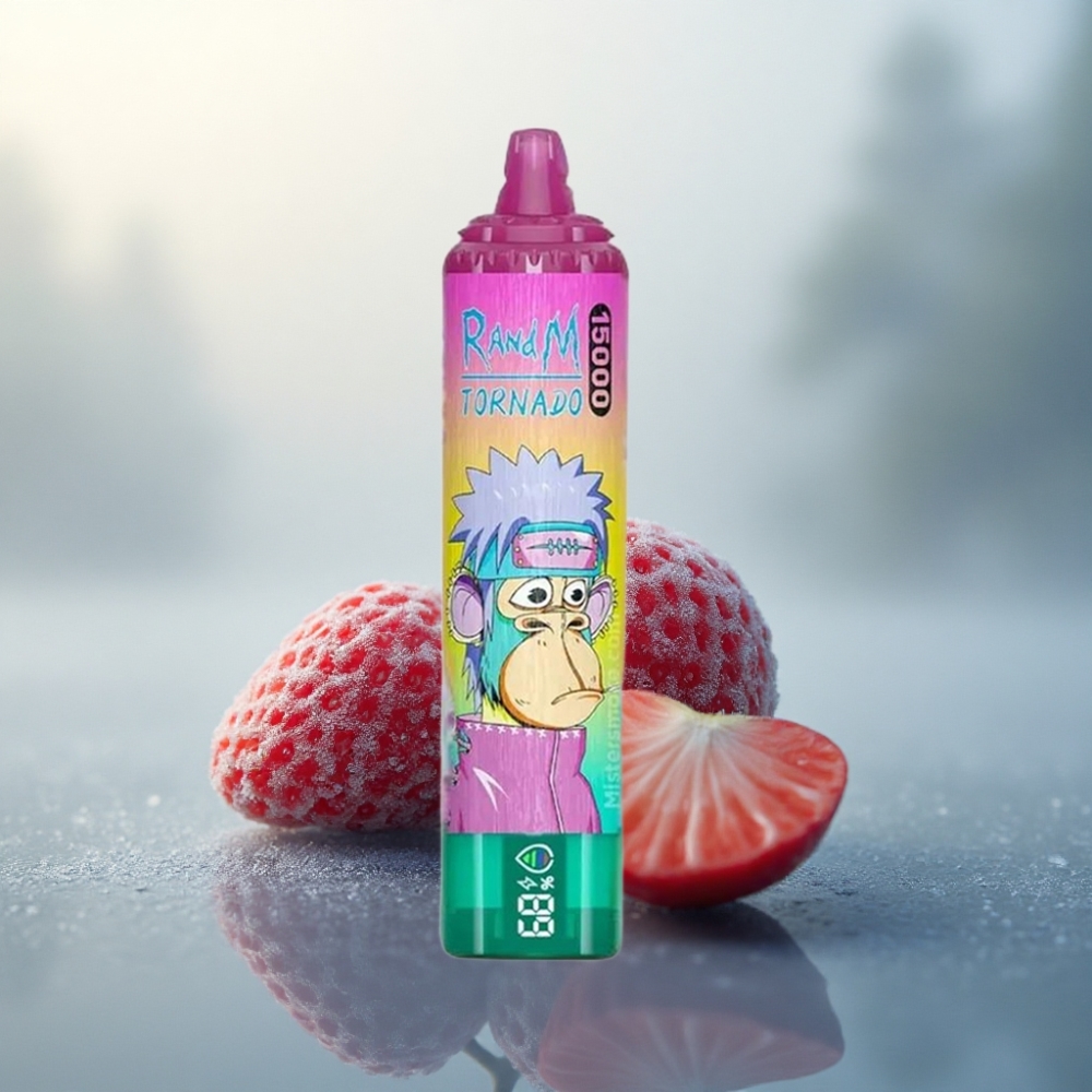 RandM Fumot Tornado 15000 Puffs الفراولة المثلجة 25مل و 850ملي أمبير