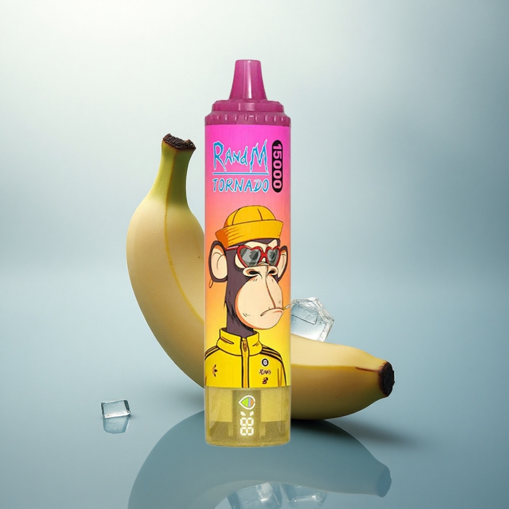 RandM Fumot Tornado 15000 Puffs موز مثلج 25مل 850مللي أمبير