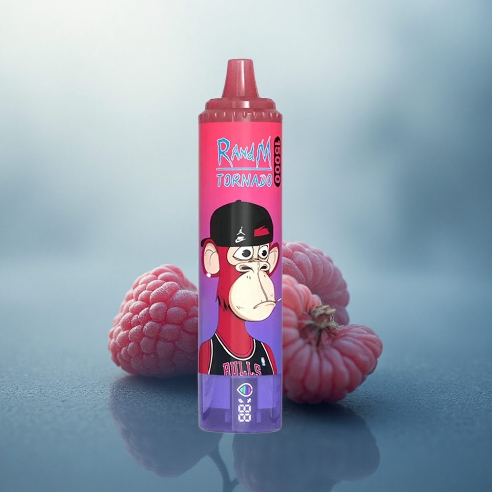 RandM Fumot Tornado 15000 Puffs توت العليق بلوسور 25مل و850مللي أمبير