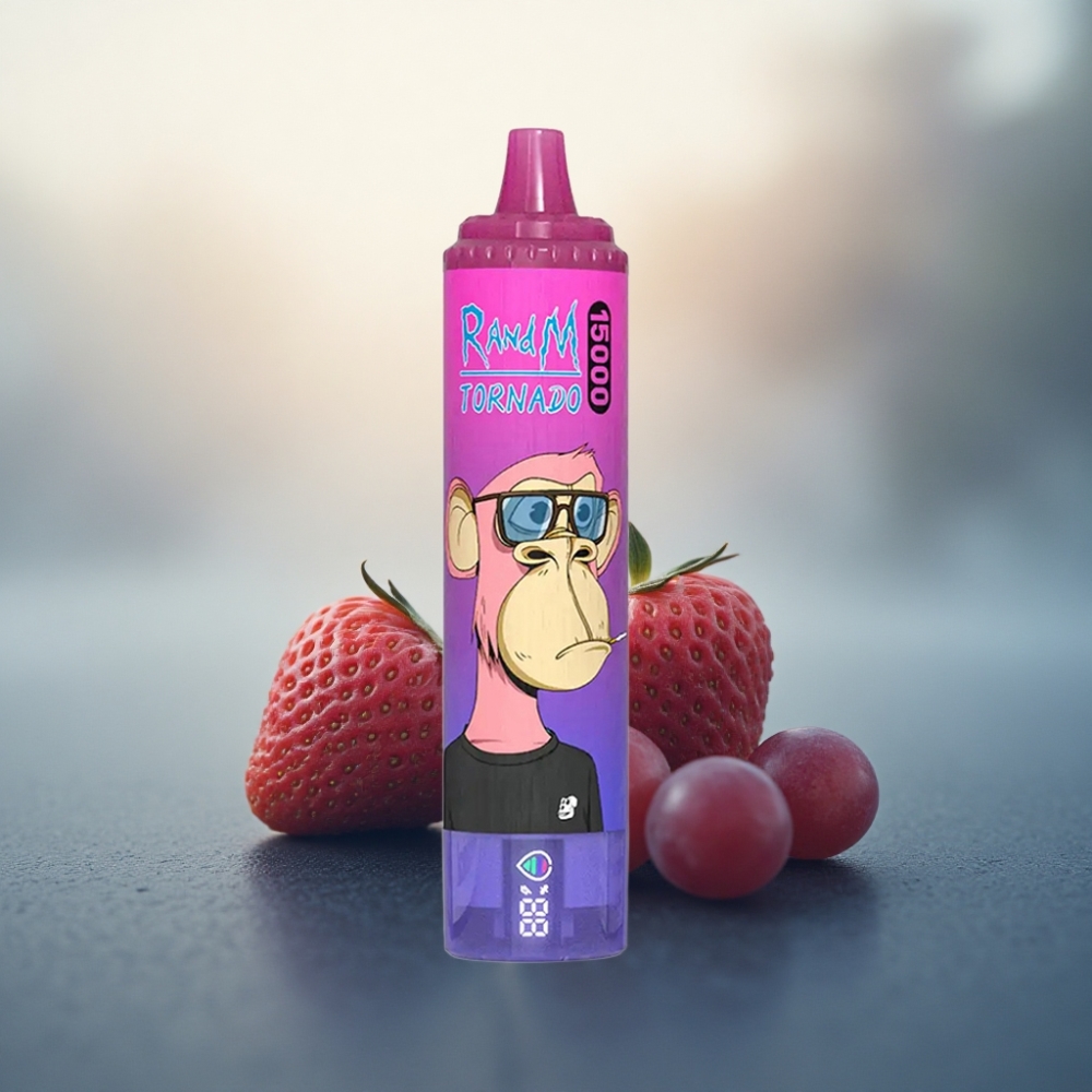 RandM Fumot Tornado 15000 Puffs فراولة عنب 25مل 850mAh