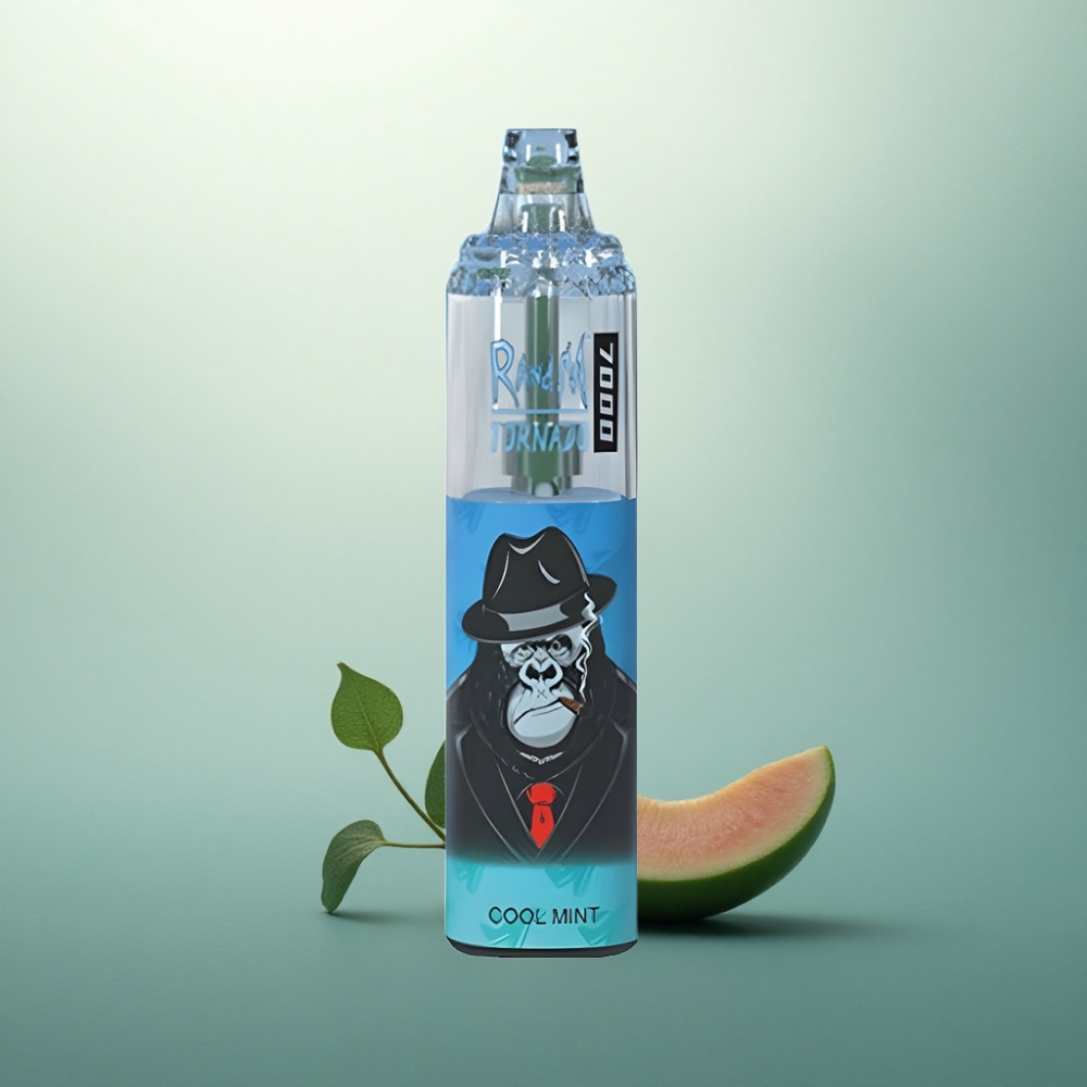 RandM Fumot Tornado 7000 Puffs النعناع المنعش - 14 مل عصير إلكتروني - 850 مللي أمبير في الساعة